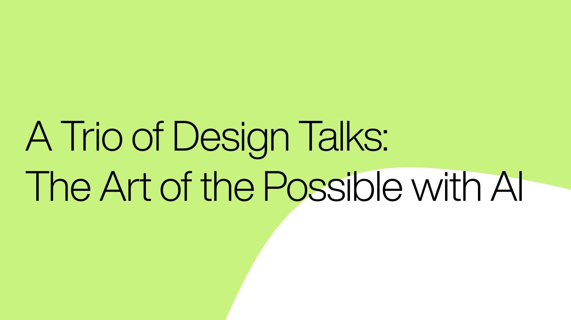 nycxdesign week event title on green and white background