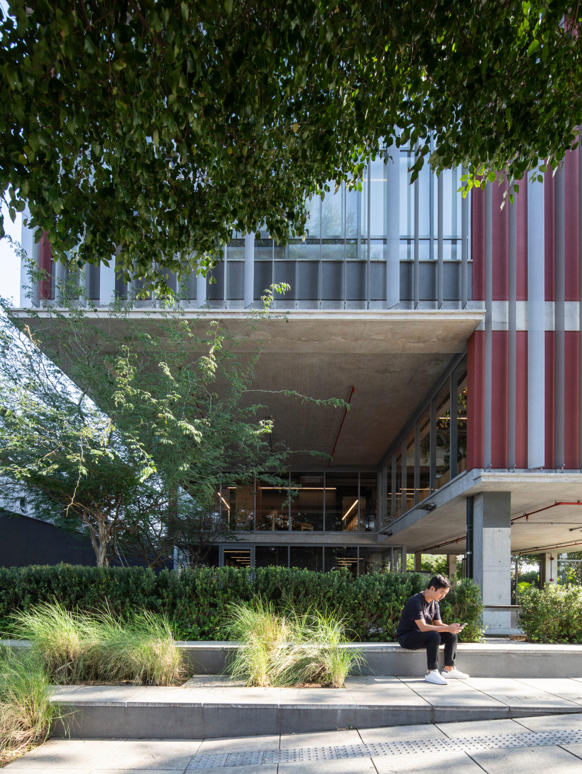 Exterior shot of Sao Paulo office during the day